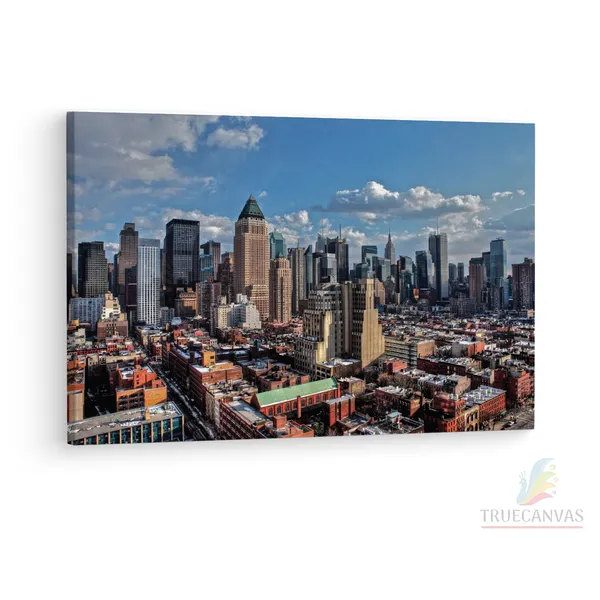 Multicolor_Manhattan_Skyline_Z40,_Wooden_Framed_Canvas_Paintings_|_For_Living_Room_|_Bedroom_|_Office_|_Gallery_|_Ready_Wall_Mount_Canvas_Wall_Art_Painting_|_Size_-_12_X_18In,_Ct0213