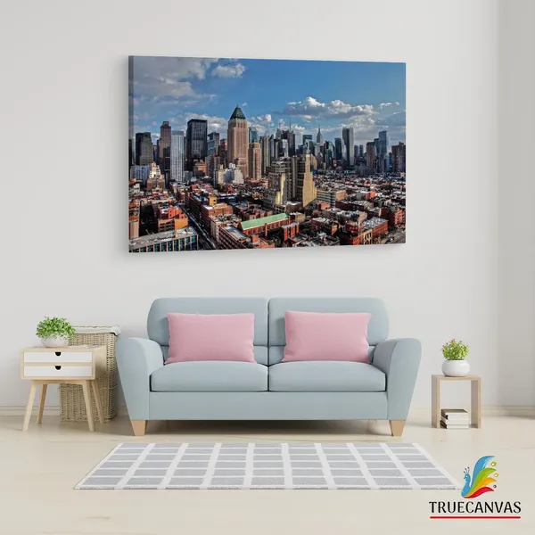 Multicolor_Manhattan_Skyline_Z40,_Wooden_Framed_Canvas_Paintings_|_For_Living_Room_|_Bedroom_|_Office_|_Gallery_|_Ready_Wall_Mount_Canvas_Wall_Art_Painting_|_Size_-_12_X_18In,_Ct0213