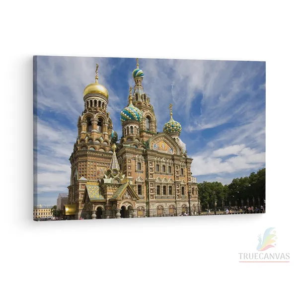 Multicolor_Savior_On_The_Spilled_Blood,_Wooden_Framed_Canvas_Paintings_|_For_Living_Room_|_Bedroom_|_Office_|_Gallery_|_Ready_Wall_Mount_Canvas_Wall_Art_Painting_|_Size_-_12_X_18In,_Ct0215