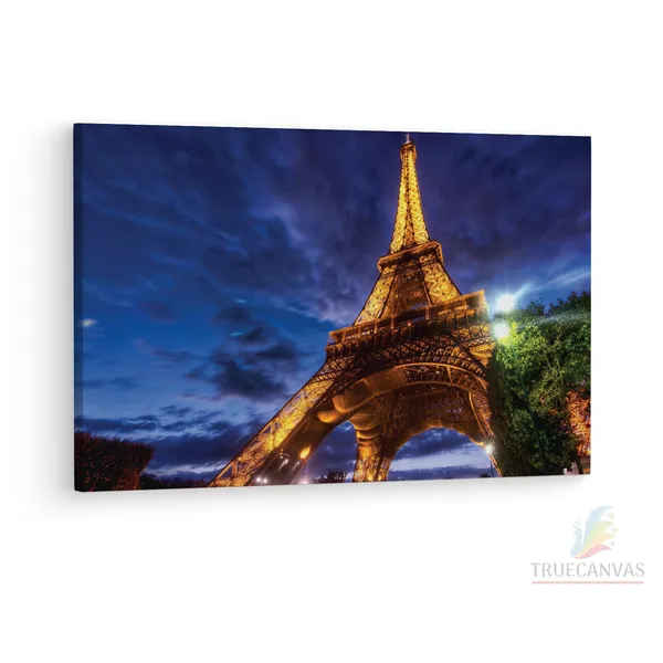 Multicolor_Eiffel_Tower,_Wooden_Framed_Canvas_Paintings_|_For_Living_Room_|_Bedroom_|_Office_|_Gallery_|_Ready_Wall_Mount_Canvas_Wall_Art_Painting_|_Size_-_12_X_18In,_Ct0217