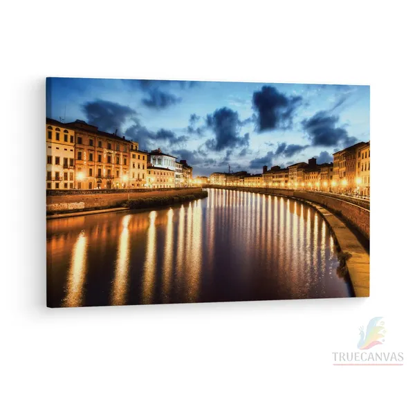 Multicolor_Arno_River,_Wooden_Framed_Canvas_Paintings_|_For_Living_Room_|_Bedroom_|_Office_|_Gallery_|_Ready_Wall_Mount_Canvas_Wall_Art_Painting_|_Size_-_12_X_18In,_Ct0223
