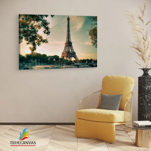 Multicolor_Eiffel_Tower,_Wooden_Framed_Canvas_Paintings_|_For_Living_Room_|_Bedroom_|_Office_|_Gallery_|_Ready_Wall_Mount_Canvas_Wall_Art_Painting_|_Size_-_12_X_18In,_Ct0225