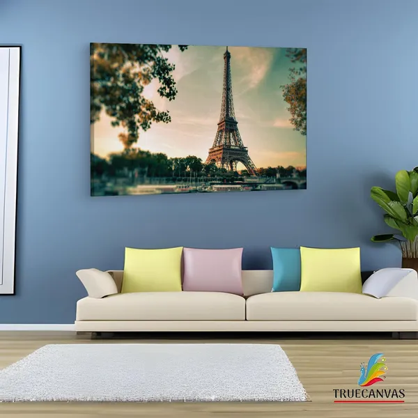 Multicolor_Eiffel_Tower,_Wooden_Framed_Canvas_Paintings_|_For_Living_Room_|_Bedroom_|_Office_|_Gallery_|_Ready_Wall_Mount_Canvas_Wall_Art_Painting_|_Size_-_12_X_18In,_Ct0225