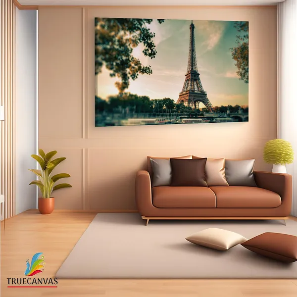 Multicolor_Eiffel_Tower,_Wooden_Framed_Canvas_Paintings_|_For_Living_Room_|_Bedroom_|_Office_|_Gallery_|_Ready_Wall_Mount_Canvas_Wall_Art_Painting_|_Size_-_12_X_18In,_Ct0225