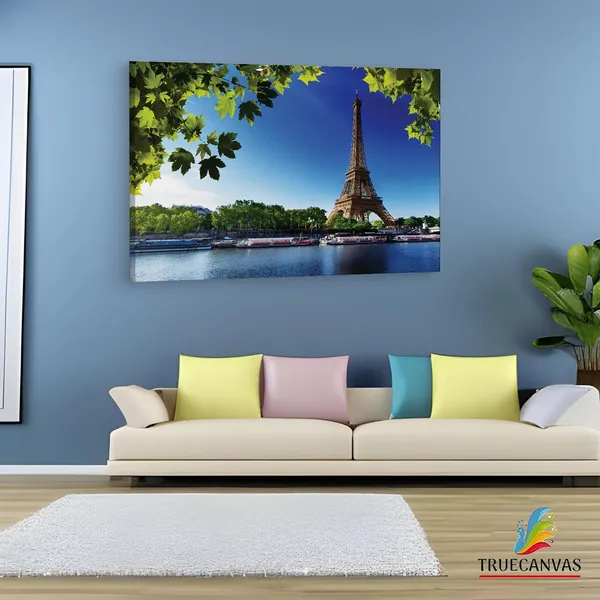 Multicolor_Eiffel_Tower,_Wooden_Framed_Canvas_Paintings_|_For_Living_Room_|_Bedroom_|_Office_|_Gallery_|_Ready_Wall_Mount_Canvas_Wall_Art_Painting_|_Size_-_12_X_18In,_Ct0227