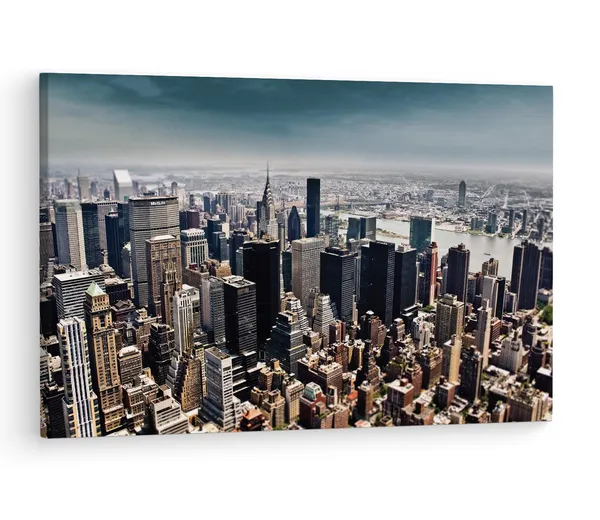 Multicolor_Ny_Skyline_Building,_Wooden_Framed_Canvas_Paintings_|_For_Living_Room_|_Bedroom_|_Office_|_Gallery_|_Ready_Wall_Mount_Canvas_Wall_Art_Painting_|_Size_-_12_X_18In,_Ct0229