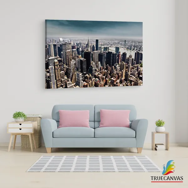 Multicolor_Ny_Skyline_Building,_Wooden_Framed_Canvas_Paintings_|_For_Living_Room_|_Bedroom_|_Office_|_Gallery_|_Ready_Wall_Mount_Canvas_Wall_Art_Painting_|_Size_-_12_X_18In,_Ct0229
