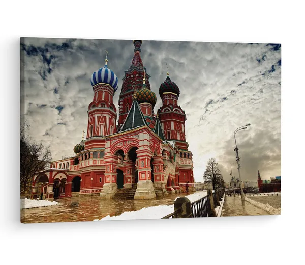 Multicolor_St._Basil'S_Cathedral,_Wooden_Framed_Canvas_Paintings_|_For_Living_Room_|_Bedroom_|_Office_|_Gallery_|_Ready_Wall_Mount_Canvas_Wall_Art_Painting_|_Size_-_12_X_18In,_Ct0230