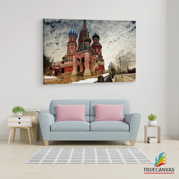 Multicolor_St._Basil'S_Cathedral,_Wooden_Framed_Canvas_Paintings_|_For_Living_Room_|_Bedroom_|_Office_|_Gallery_|_Ready_Wall_Mount_Canvas_Wall_Art_Painting_|_Size_-_12_X_18In,_Ct0230