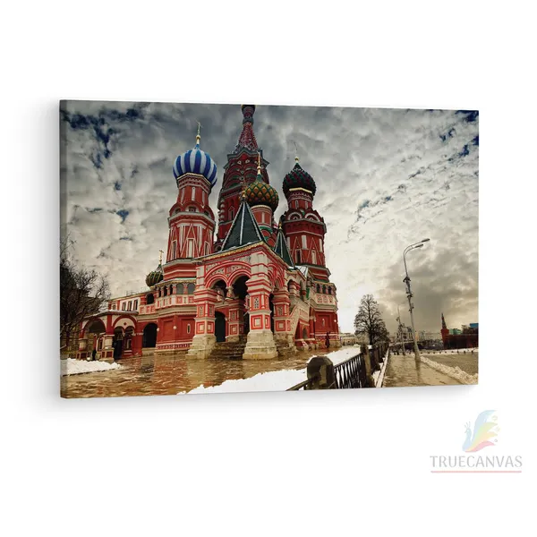 Multicolor_St._Basil'S_Cathedral,_Wooden_Framed_Canvas_Paintings_|_For_Living_Room_|_Bedroom_|_Office_|_Gallery_|_Ready_Wall_Mount_Canvas_Wall_Art_Painting_|_Size_-_12_X_18In,_Ct0230