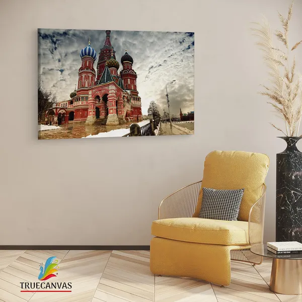 Multicolor_St._Basil'S_Cathedral,_Wooden_Framed_Canvas_Paintings_|_For_Living_Room_|_Bedroom_|_Office_|_Gallery_|_Ready_Wall_Mount_Canvas_Wall_Art_Painting_|_Size_-_12_X_18In,_Ct0230
