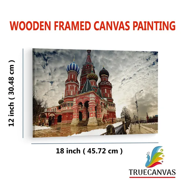 Multicolor_St._Basil'S_Cathedral,_Wooden_Framed_Canvas_Paintings_|_For_Living_Room_|_Bedroom_|_Office_|_Gallery_|_Ready_Wall_Mount_Canvas_Wall_Art_Painting_|_Size_-_12_X_18In,_Ct0230