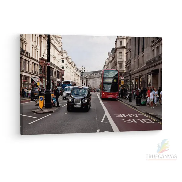 Multicolor_London,_Street,_Traffic,_Wooden_Framed_Canvas_Paintings_|_For_Living_Room_|_Bedroom_|_Office_|_Gallery_|_Ready_Wall_Mount_Canvas_Wall_Art_Painting_|_Size_-_12_X_18In,_Ct0233