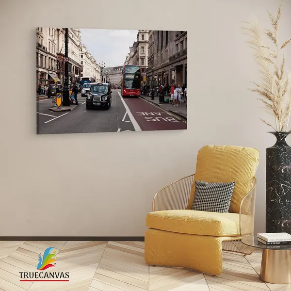 Multicolor_London,_Street,_Traffic,_Wooden_Framed_Canvas_Paintings_|_For_Living_Room_|_Bedroom_|_Office_|_Gallery_|_Ready_Wall_Mount_Canvas_Wall_Art_Painting_|_Size_-_12_X_18In,_Ct0233
