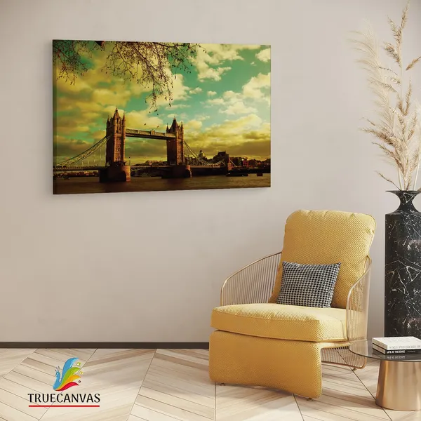 Multicolor_Tower_Bridge,_Wooden_Framed_Canvas_Paintings_|_For_Living_Room_|_Bedroom_|_Office_|_Gallery_|_Ready_Wall_Mount_Canvas_Wall_Art_Painting_|_Size_-_12_X_18In,_Ct0234