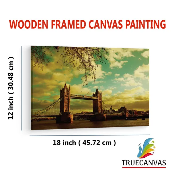 Multicolor_Tower_Bridge,_Wooden_Framed_Canvas_Paintings_|_For_Living_Room_|_Bedroom_|_Office_|_Gallery_|_Ready_Wall_Mount_Canvas_Wall_Art_Painting_|_Size_-_12_X_18In,_Ct0234