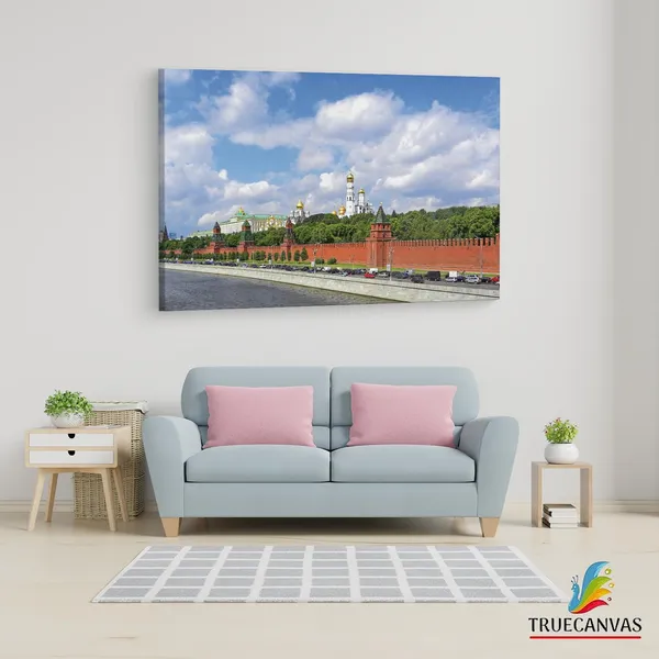 Multicolor_The_Moscow_Kremlin,_Wooden_Framed_Canvas_Paintings_|_For_Living_Room_|_Bedroom_|_Office_|_Gallery_|_Ready_Wall_Mount_Canvas_Wall_Art_Painting_|_Size_-_12_X_18In,_Ct0235