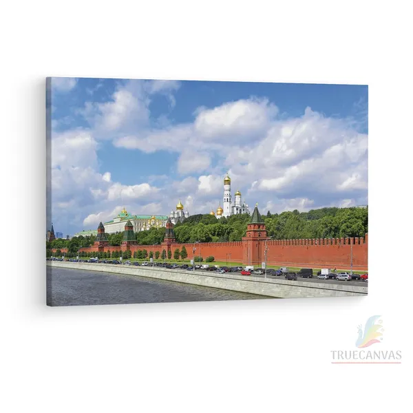 Multicolor_The_Moscow_Kremlin,_Wooden_Framed_Canvas_Paintings_|_For_Living_Room_|_Bedroom_|_Office_|_Gallery_|_Ready_Wall_Mount_Canvas_Wall_Art_Painting_|_Size_-_12_X_18In,_Ct0235