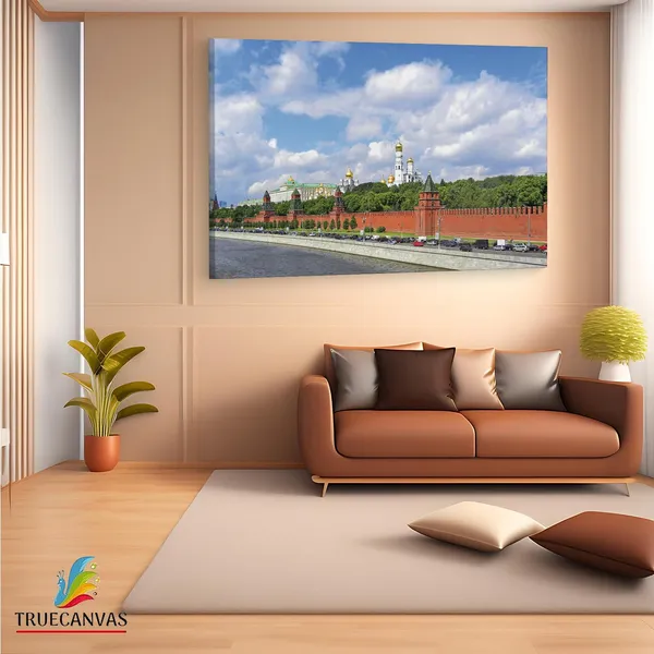 Multicolor_The_Moscow_Kremlin,_Wooden_Framed_Canvas_Paintings_|_For_Living_Room_|_Bedroom_|_Office_|_Gallery_|_Ready_Wall_Mount_Canvas_Wall_Art_Painting_|_Size_-_12_X_18In,_Ct0235