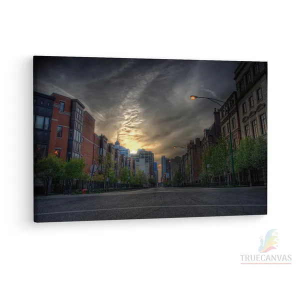 Multicolor_Empty_Street,_Wooden_Framed_Canvas_Paintings_|_For_Living_Room_|_Bedroom_|_Office_|_Gallery_|_Ready_Wall_Mount_Canvas_Wall_Art_Painting_|_Size_-_12_X_18In,_Ct0240