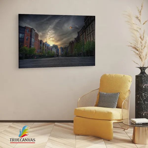 Multicolor_Empty_Street,_Wooden_Framed_Canvas_Paintings_|_For_Living_Room_|_Bedroom_|_Office_|_Gallery_|_Ready_Wall_Mount_Canvas_Wall_Art_Painting_|_Size_-_12_X_18In,_Ct0240