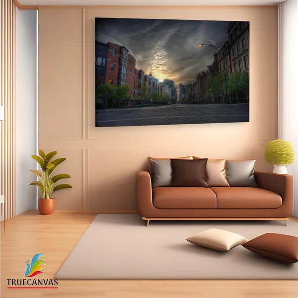Multicolor_Empty_Street,_Wooden_Framed_Canvas_Paintings_|_For_Living_Room_|_Bedroom_|_Office_|_Gallery_|_Ready_Wall_Mount_Canvas_Wall_Art_Painting_|_Size_-_12_X_18In,_Ct0240