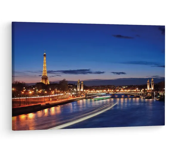Multicolor_Eiffel_Tower,_Wooden_Framed_Canvas_Paintings_|_For_Living_Room_|_Bedroom_|_Office_|_Gallery_|_Ready_Wall_Mount_Canvas_Wall_Art_Painting_|_Size_-_12_X_18In,_Ct0244