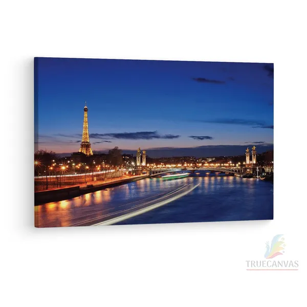 Multicolor_Eiffel_Tower,_Wooden_Framed_Canvas_Paintings_|_For_Living_Room_|_Bedroom_|_Office_|_Gallery_|_Ready_Wall_Mount_Canvas_Wall_Art_Painting_|_Size_-_12_X_18In,_Ct0244