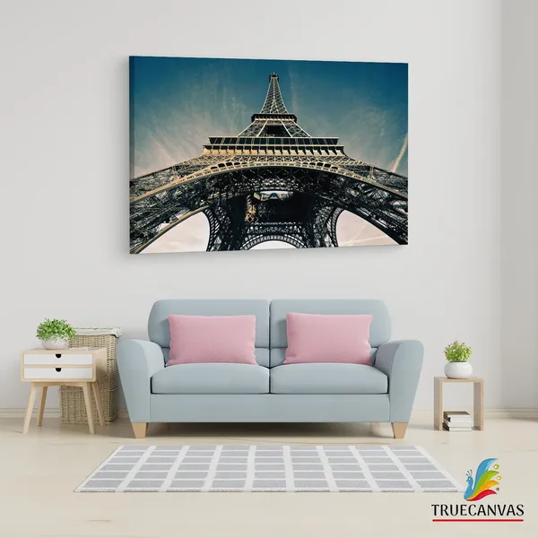 Multicolor_Eiffel_Tower,_Wooden_Framed_Canvas_Paintings_|_For_Living_Room_|_Bedroom_|_Office_|_Gallery_|_Ready_Wall_Mount_Canvas_Wall_Art_Painting_|_Size_-_12_X_18In,_Ct0245