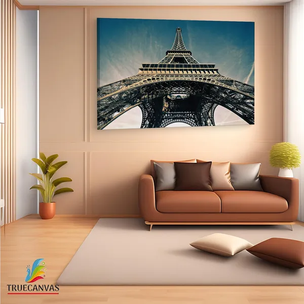Multicolor_Eiffel_Tower,_Wooden_Framed_Canvas_Paintings_|_For_Living_Room_|_Bedroom_|_Office_|_Gallery_|_Ready_Wall_Mount_Canvas_Wall_Art_Painting_|_Size_-_12_X_18In,_Ct0245