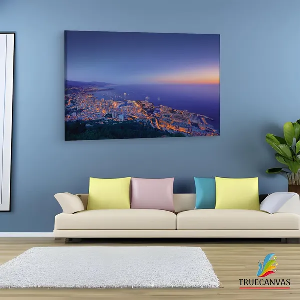 Multicolor_Monaco_Wide_Background,_Wooden_Framed_Canvas_Paintings_|_For_Living_Room_|_Bedroom_|_Office_|_Gallery_|_Ready_Wall_Mount_Canvas_Wall_Art_Painting_|_Size_-_12_X_18In,_Ct0246