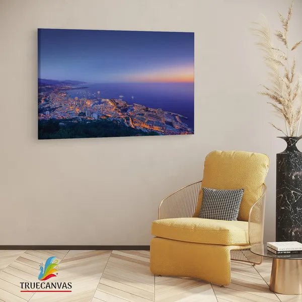 Multicolor_Monaco_Wide_Background,_Wooden_Framed_Canvas_Paintings_|_For_Living_Room_|_Bedroom_|_Office_|_Gallery_|_Ready_Wall_Mount_Canvas_Wall_Art_Painting_|_Size_-_12_X_18In,_Ct0246