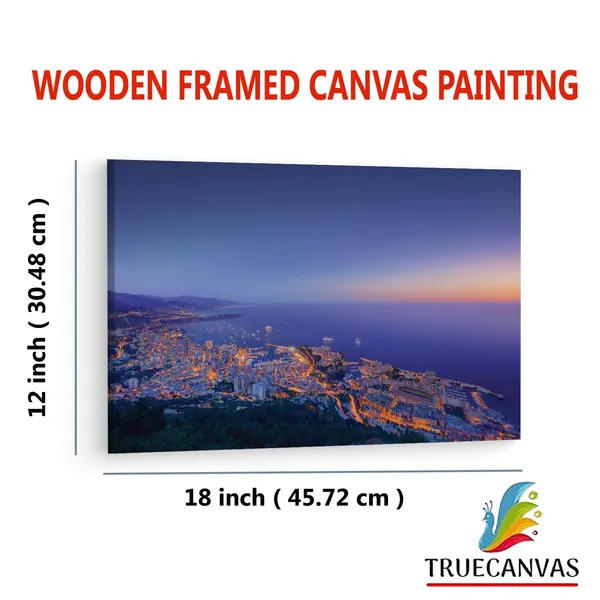 Multicolor_Monaco_Wide_Background,_Wooden_Framed_Canvas_Paintings_|_For_Living_Room_|_Bedroom_|_Office_|_Gallery_|_Ready_Wall_Mount_Canvas_Wall_Art_Painting_|_Size_-_12_X_18In,_Ct0246