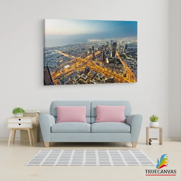 Multicolor_Burj_Khalifa,_Wooden_Framed_Canvas_Paintings_|_For_Living_Room_|_Bedroom_|_Office_|_Gallery_|_Ready_Wall_Mount_Canvas_Wall_Art_Painting_|_Size_-_12_X_18In,_Ct0248
