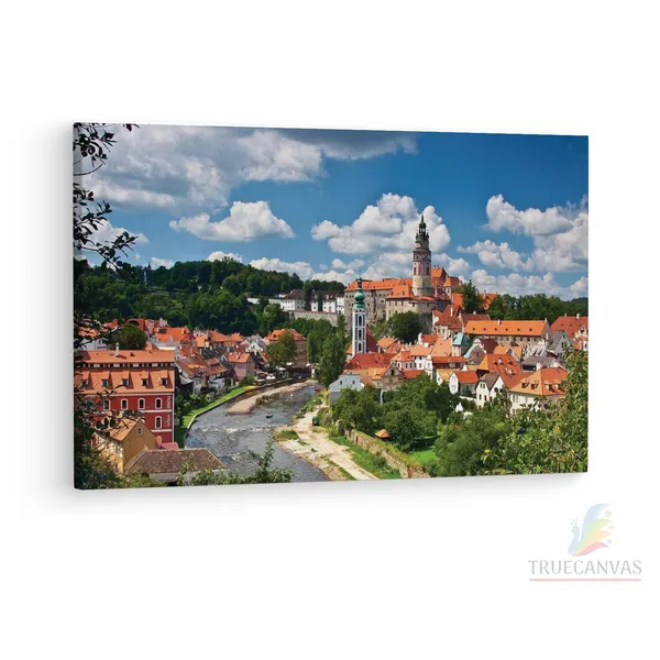 Multicolor_State_Castle_And_Chateau,_Wooden_Framed_Canvas_Paintings_|_For_Living_Room_|_Bedroom_|_Office_|_Gallery_|_Ready_Wall_Mount_Canvas_Wall_Art_Painting_|_Size_-_12_X_18In,_Ct0254