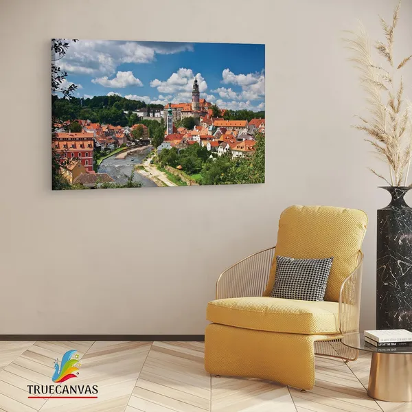 Multicolor_State_Castle_And_Chateau,_Wooden_Framed_Canvas_Paintings_|_For_Living_Room_|_Bedroom_|_Office_|_Gallery_|_Ready_Wall_Mount_Canvas_Wall_Art_Painting_|_Size_-_12_X_18In,_Ct0254
