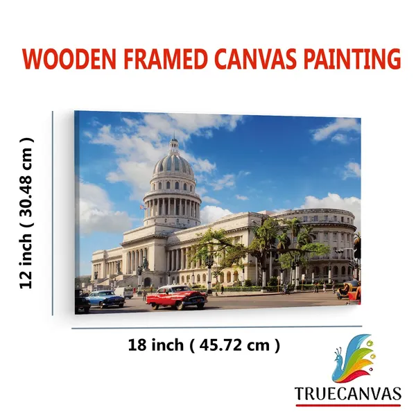 Multicolor_National_Capitol_Of_Cuba,_Wooden_Framed_Canvas_Paintings_|_For_Living_Room_|_Bedroom_|_Office_|_Gallery_|_Ready_Wall_Mount_Canvas_Wall_Art_Painting_|_Size_-_12_X_18In,_Ct0257