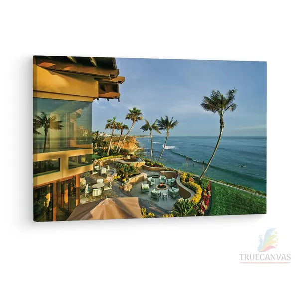 Multicolor_Carlsbad_Oceanfront_Mansion,_Wooden_Framed_Canvas_Paintings_|_For_Living_Room_|_Bedroom_|_Office_|_Gallery_|_Ready_Wall_Mount_Canvas_Wall_Art_Painting_|_Size_-_12_X_18In,_Ct0265