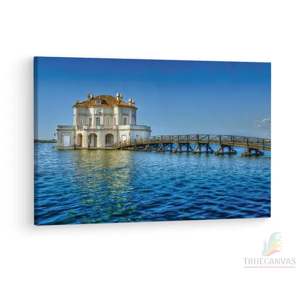 Multicolor_Casina_Vanvitelliana,_Wooden_Framed_Canvas_Paintings_|_For_Living_Room_|_Bedroom_|_Office_|_Gallery_|_Ready_Wall_Mount_Canvas_Wall_Art_Painting_|_Size_-_12_X_18In,_Ct0268