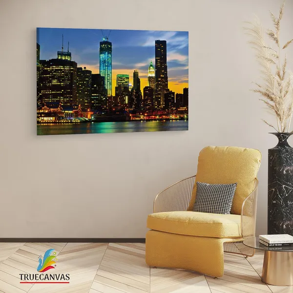 Multicolor_One_World_Trade_Center,_Wooden_Framed_Canvas_Paintings_|_For_Living_Room_|_Bedroom_|_Office_|_Gallery_|_Ready_Wall_Mount_Canvas_Wall_Art_Painting_|_Size_-_12_X_18In,_Ct0269