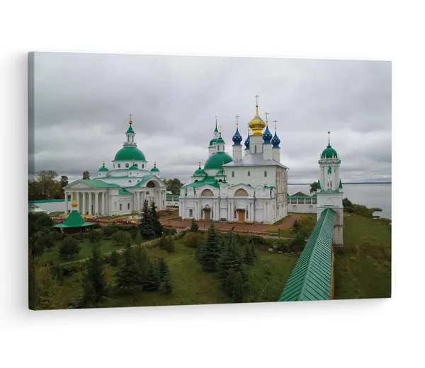 Multicolor_Spaso-Yakovlevskiy_Monastery,_Wooden_Framed_Canvas_Paintings_|_For_Living_Room_|_Bedroom_|_Office_|_Gallery_|_Ready_Wall_Mount_Canvas_Wall_Art_Painting_|_Size_-_12_X_18In,_Ct0271