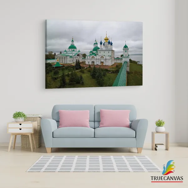 Multicolor_Spaso-Yakovlevskiy_Monastery,_Wooden_Framed_Canvas_Paintings_|_For_Living_Room_|_Bedroom_|_Office_|_Gallery_|_Ready_Wall_Mount_Canvas_Wall_Art_Painting_|_Size_-_12_X_18In,_Ct0271