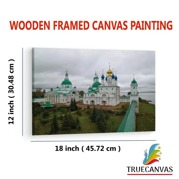 Multicolor_Spaso-Yakovlevskiy_Monastery,_Wooden_Framed_Canvas_Paintings_|_For_Living_Room_|_Bedroom_|_Office_|_Gallery_|_Ready_Wall_Mount_Canvas_Wall_Art_Painting_|_Size_-_12_X_18In,_Ct0271