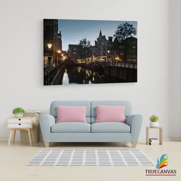 Multicolor_Amsterdam,_Wooden_Framed_Canvas_Paintings_|_For_Living_Room_|_Bedroom_|_Office_|_Gallery_|_Ready_Wall_Mount_Canvas_Wall_Art_Painting_|_Size_-_12_X_18In,_Ct0273