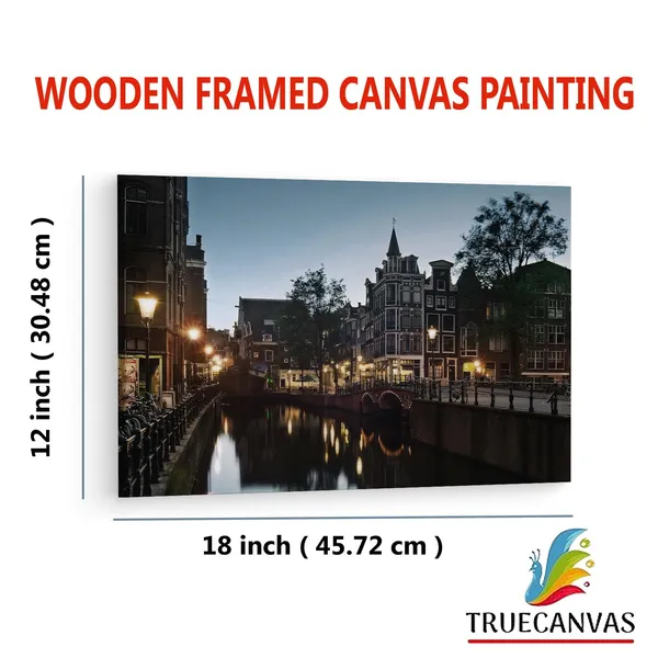 Multicolor_Amsterdam,_Wooden_Framed_Canvas_Paintings_|_For_Living_Room_|_Bedroom_|_Office_|_Gallery_|_Ready_Wall_Mount_Canvas_Wall_Art_Painting_|_Size_-_12_X_18In,_Ct0273