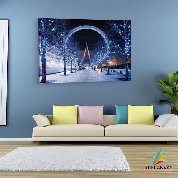 Multicolor_London_Eye,_Wooden_Framed_Canvas_Paintings_|_For_Living_Room_|_Bedroom_|_Office_|_Gallery_|_Ready_Wall_Mount_Canvas_Wall_Art_Painting_|_Size_-_12_X_18In,_Ct0282