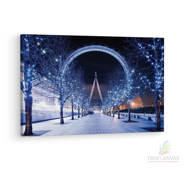Multicolor_London_Eye,_Wooden_Framed_Canvas_Paintings_|_For_Living_Room_|_Bedroom_|_Office_|_Gallery_|_Ready_Wall_Mount_Canvas_Wall_Art_Painting_|_Size_-_12_X_18In,_Ct0282