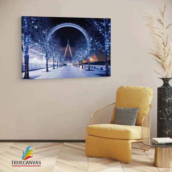 Multicolor_London_Eye,_Wooden_Framed_Canvas_Paintings_|_For_Living_Room_|_Bedroom_|_Office_|_Gallery_|_Ready_Wall_Mount_Canvas_Wall_Art_Painting_|_Size_-_12_X_18In,_Ct0282