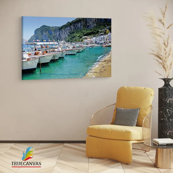 Multicolor_Capri_Island_Hd,_Wooden_Framed_Canvas_Paintings_|_For_Living_Room_|_Bedroom_|_Office_|_Gallery_|_Ready_Wall_Mount_Canvas_Wall_Art_Painting_|_Size_-_12_X_18In,_Ct0288