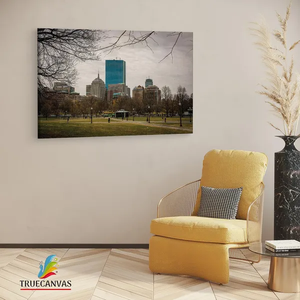 Multicolor_Boston_Common,_Wooden_Framed_Canvas_Paintings_|_For_Living_Room_|_Bedroom_|_Office_|_Gallery_|_Ready_Wall_Mount_Canvas_Wall_Art_Painting_|_Size_-_12_X_18In,_Ct0290